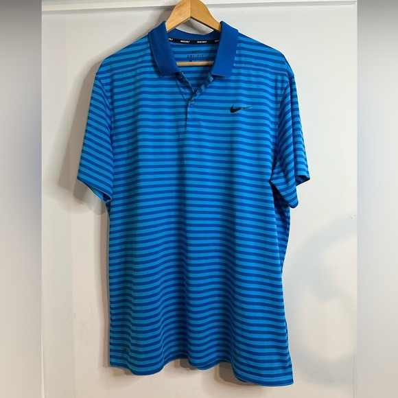 Nike Dri Fit Mens Short Sleeve Polo Shirt - Picture 1 of 7
